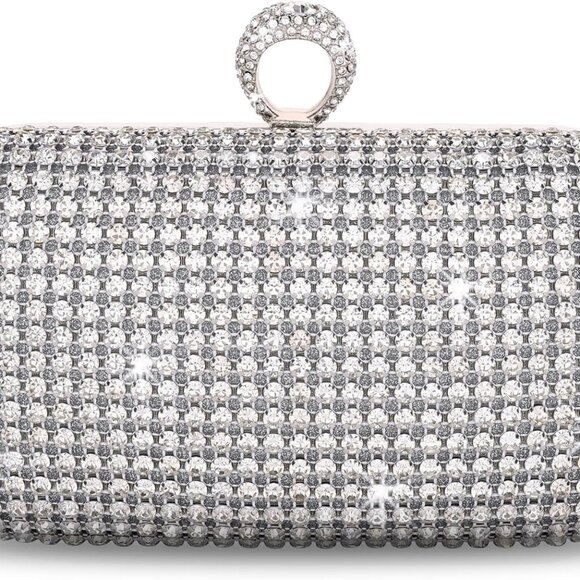 Women Evening Clutch Purse Handbag - Picture 1 of 7